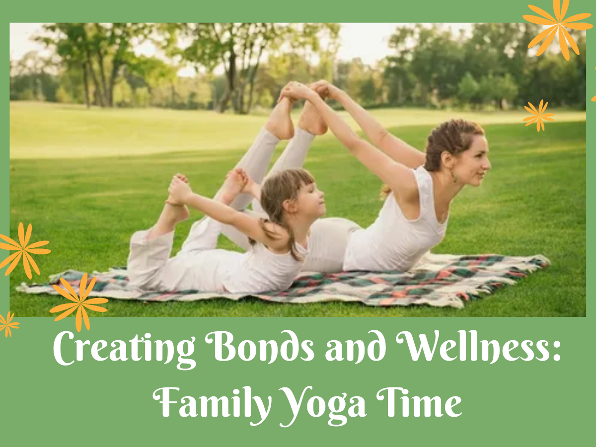Encouraging children to Exercise | family yoga time